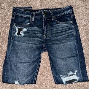 American Eagle Distressed Jegging